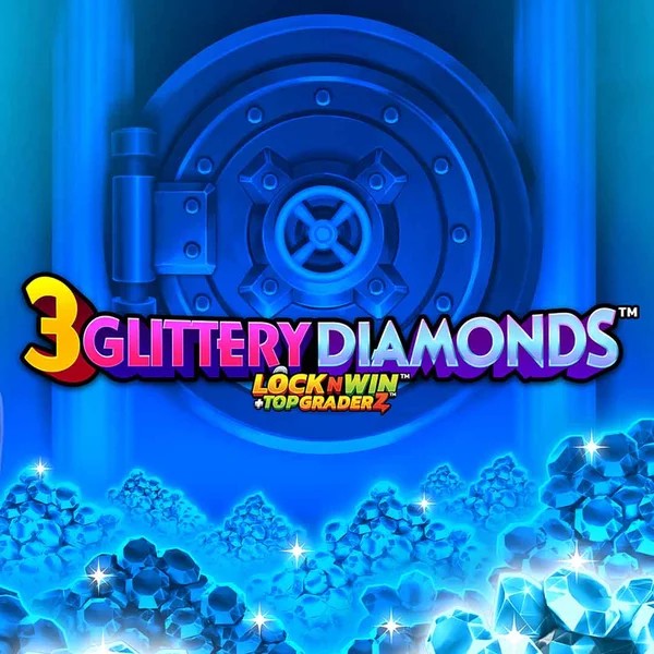 Play 3 Glittery Diamonds slot by PearFiction Studios on tikitakaspain.com
