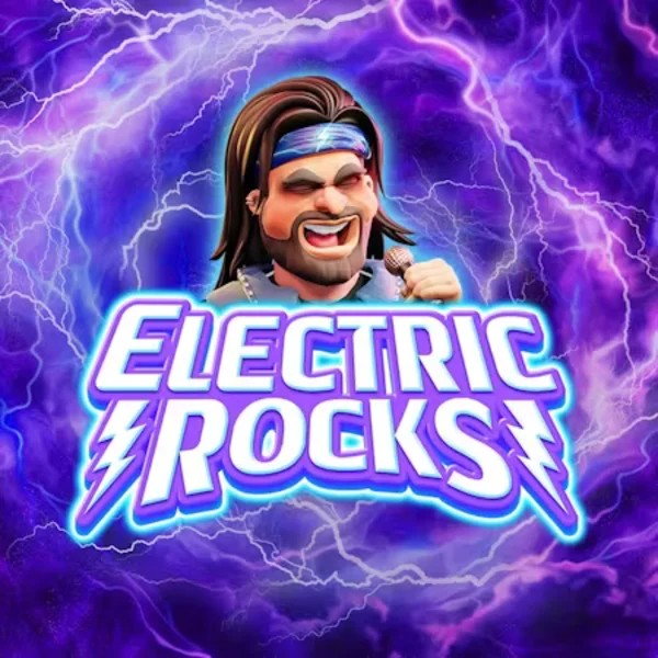 Electric Rocks online game logo by Inspired Gaming on tikitakaspain.com