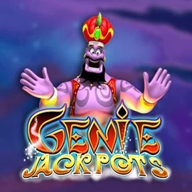 Genie Jackpots game by Blueprint Gaming – logo hosted on Tikitaka Casino