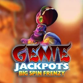 Jackpots logo of Genie Jackpots: Big Spin Frenzy from Blueprint Gaming at Tikitaka Casino