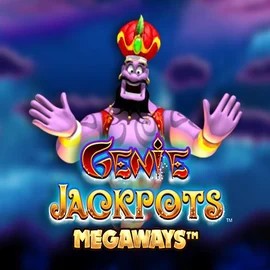 Genie Jackpots Megaways casino game by Blueprint Gaming – featured logo at Tikitaka Casino