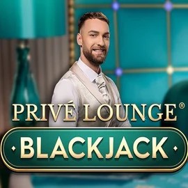 Privé Lounge Blackjack slot logo by Pragmatic Play at Tikitaka Casino