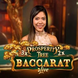 Prosperity Tree Baccarat casino game by Evolution – featured logo at Tikitaka Casino
