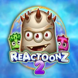 Reactoonz 2 logo by Play'n GO at Tikitaka Casino