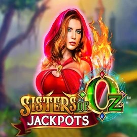 Sisters Of Oz Jackpots logo by Triple Edge Studios at Tikitaka Casino