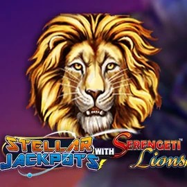 Enjoy Stellar Jackpots with Serengeti Lions by Lightning Box Game – logo hosted on tikitakaspain.com