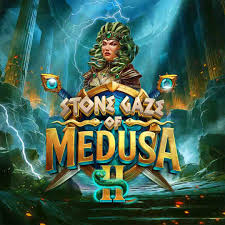 Stone Gaze of Medusa 2 online game logo by Stakelogic on tikitakaspain.com